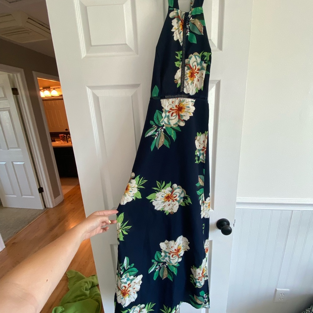 Maxi slit dress